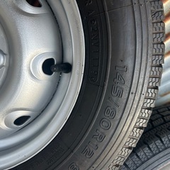 値下げ 軽トラ 軽バン スタッドレス 極上タイヤ 車検対応 145/80/12LT 