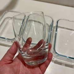 値下げ⭐️ガラス皿　グラタン皿　グラス　セットで　IKEA他の画像
