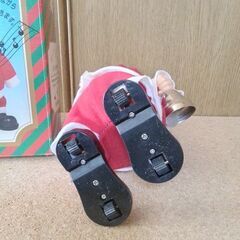 サンタ🎅人形　トナカイ　音楽に合わせてベルを、鳴らして歩く　作動確認済み　の画像