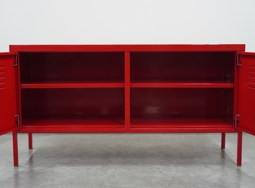 SNT048 IKEA イケア スチールキャビネット テレビ台にも 鍵付き 北欧