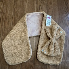 【新品】キッズ リボン付マフラーの画像