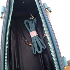 2WAYバック 　お財布もセットでお得☆　 カラー：グリーン　値下げしました！の画像