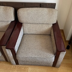 1人用ソファ2脚の画像
