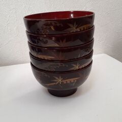 ★無料★12/18まで お椀 5個セット 