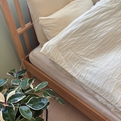 おまとめ引取り交渉🉑【IKEA 良品】Wベッドフレームのみ】