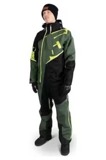 新品 即納 509 ワンピース Lサイズ Allied Monosuit Fresh Greens ツナギ ウエア 中綿無し スノーモービル 札幌近郊手渡し可