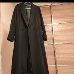 INDIVI ロングコート　ウール100%