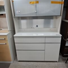 リサイクルショップどりーむ天保山店　No15428　食器棚　ホワイト　オシャレですよ～　激安　絶対お得　写真参照