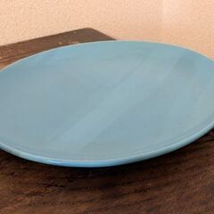 IKEA　ブルーの大皿【引っ越しの為取りに来て頂ける方歓迎です】