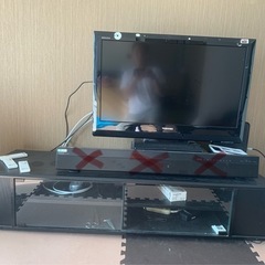 テレビとテレビ棚