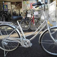 全品１０００円値引き！12/8まで！中古自転車３３０１　前後タイヤ新品！　２６インチ　６段ギヤ　LEDオートライト