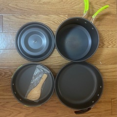 アウトドア用鍋2つの画像