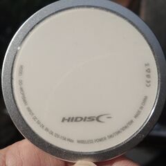 置くだけで充電できる HIDISC 15W ワイヤレスチャージャー GO-WCP15WHの画像