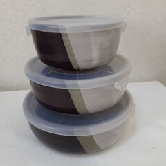 保存容器 フタ付き 陶器 3個セット