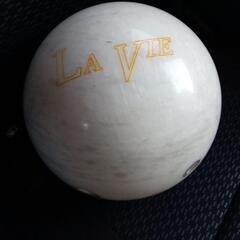 ボウリング　マイボール　10ポンド LA VIE 白