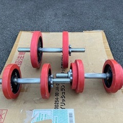 iROTEC ラバー ダンベル プレート 5kg×2、2.5kg...