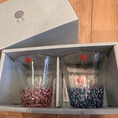 【受け渡し予定有】津軽びいどろ グラスセットの画像