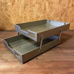コクヨ製二段ラック（レトロ古物）