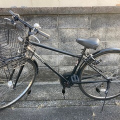 【27インチ自転車】美品❗️絶対パンクしないチューブタイヤ❗️使用少ない❗️外装6段変速　LEDオートライト　大きめの前カゴ使用❗️若林自転車　浜大津店　SALE中❗️の画像