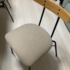 【美品】値下げ!ダイニングテーブルセット　椅子4脚　4人　オーク色