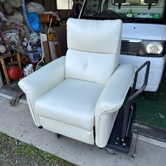 電動リクライニングソファー 美品の画像