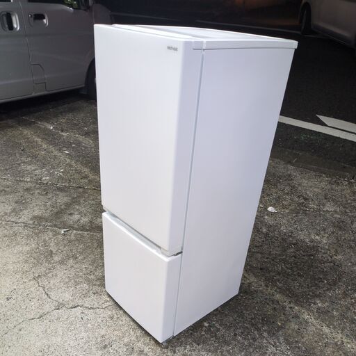 REFAGE ノンフロン冷凍冷蔵庫　YRZ-F15LW 2023年製 yselect REFAGE ノンフロン 2ドア冷蔵庫 2023年製 ◇ 右開き ホワイト