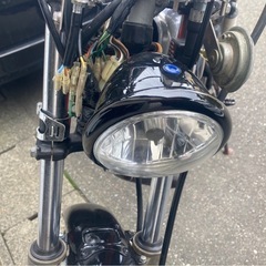 ホンダ TLM-50 ブラック カスタム エンジン始動OK 現状品 元パーツ有り 廃車届ありの画像