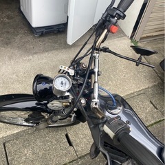 ホンダ TLM-50 ブラック カスタム エンジン始動OK 現状品 元パーツ有り 廃車届ありの画像