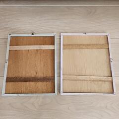 ピーターラビット　額入りポストカード　額縁の画像