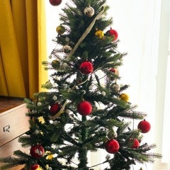 処分特価　大型クリスマスツリー🌲オーナメント付き