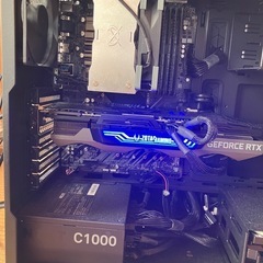 自作ゲーミングPC CORE i9 10850K、RTX 3090の画像