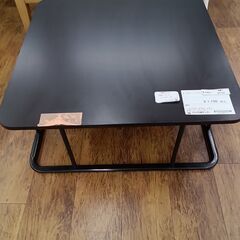 ★ジモティ割あり★ IKEA テーブル ブラック H33×D73.5×W73.5 クリーニング済み MT3102の画像