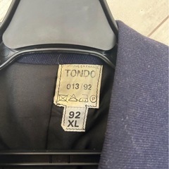 TONDO ネイビー ダブルブレストコート XL 1992の画像