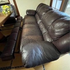アシュリー　
オールレザーソファ　３〜４人用の画像