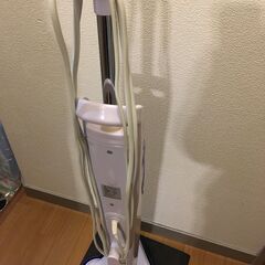 【大掃除／ダニ退治】H2O 自立式スチームモップ ＋ 未使用純正替パッド複数付きの画像