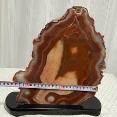 美品　瑪瑙　メノウ　置物の画像