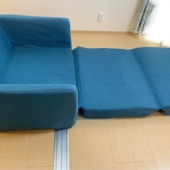 【決まりました】ソファベッド　1〜2人掛けの画像