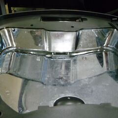 ◆お引取り限定/三重県/値引不可　◆中古センサー付き自動ペールゴミ箱（ブラウン）48L（J-287）の画像