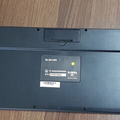 エレコムBluetoothワイヤレスフルキーボードTK-FBP014BKの画像