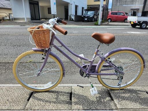 [新商品] 子供用自転車 24インチ 6段切替