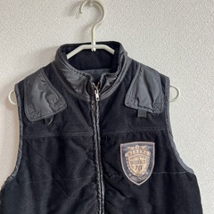 お値下げ致しました！ DIESEL ナイロンジャケット ベスト 黒　ダウンの画像