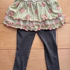 お話中　セール✨スカートつきレギンス　女の子　95cmの画像