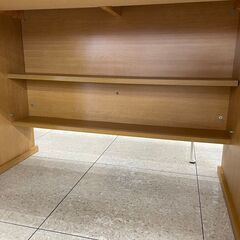 ★ジモティ割あり★ アイク 学習机 ナチュラル H119×D67.5×W100 クリーニング済み TJ10051の画像