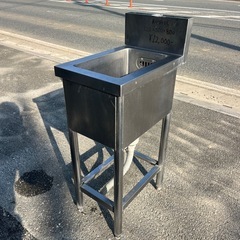 ☆中古品  1槽シンク  320×500×800  厨房用品  ☆

