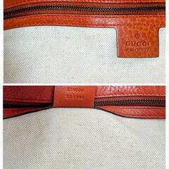 超美品！GUCCIバンブー×キャンパスラージトート☆廃盤レア！マザーバッグにも！本物の画像