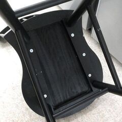 残り2脚 IKEA 1人掛けチェア NORRARYD ノッラリード 幅47cm ブラック ダイニングチェア 椅子 いす イス チェア ☆ 札幌市北区屯田 の画像