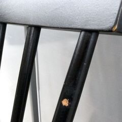 残り2脚 IKEA 1人掛けチェア NORRARYD ノッラリード 幅47cm ブラック ダイニングチェア 椅子 いす イス チェア ☆ 札幌市北区屯田 の画像