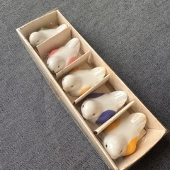 新品可愛い鳥の箸置き 5個セットインテリア⭐︎食器カラトリーキッチンパーティ⭐︎お正月の画像