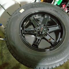ランドクルーザープラド　KEELER17インチアルミスタッドレス4本セット　265/65R17 ＳＪ8　ダンロップ　ウィンターマックスの画像