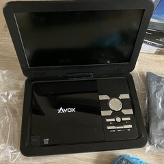 AVOX 10インチ　ポータブルDVDプレーヤー　ADP-1001HK　DC9-12Vの画像
